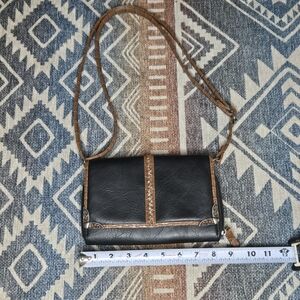 Elegant Black and Brown Women's Bag